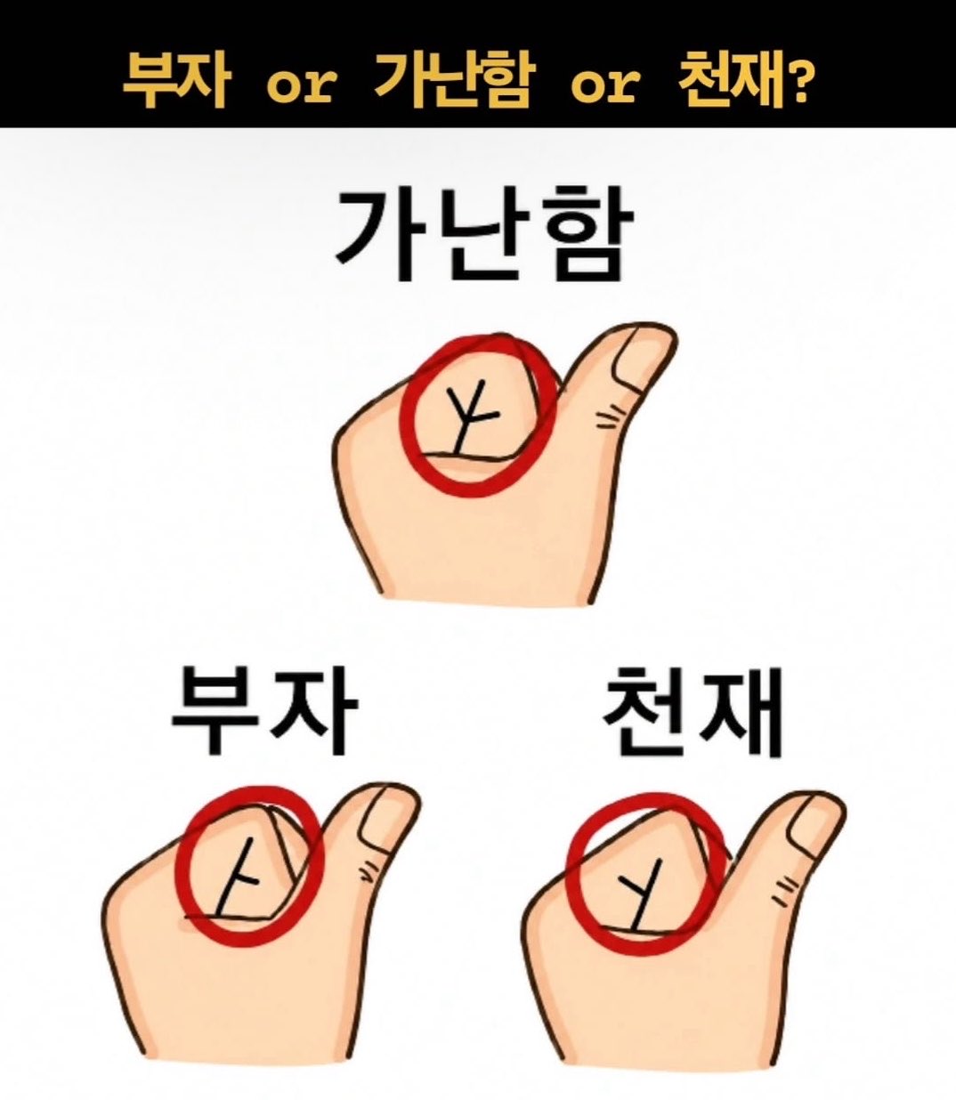 [잡담] 익들 엄지손가락 이렇게 해봐 뭐 나와? | 인스티즈