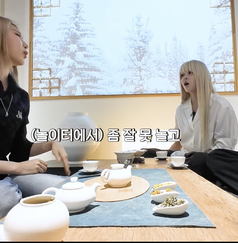 차 마시며 요즘 육아 얘기하는 여자 아이돌들 실존...jpg | 인스티즈