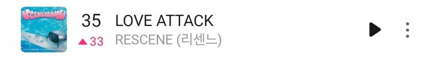 [정보/소식] 리센느 러브어택 일간 35위(+33) | 인스티즈
