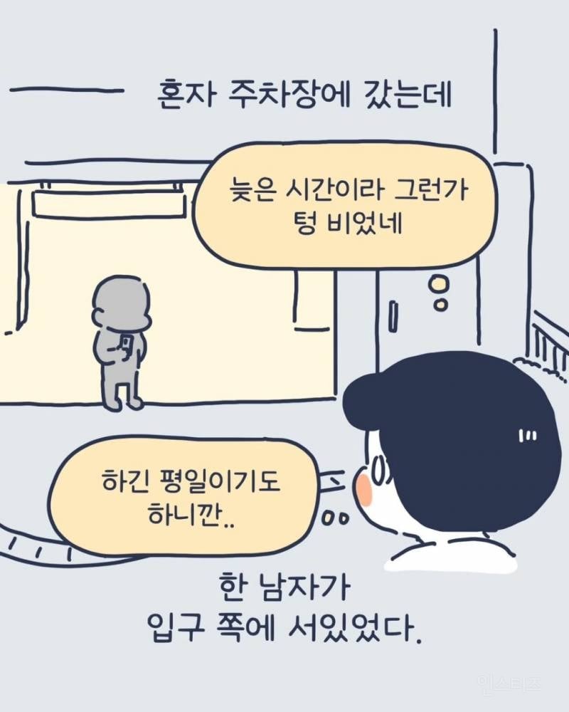 주차장 납치 당할 뻔한 인스타툰 작가 | 인스티즈