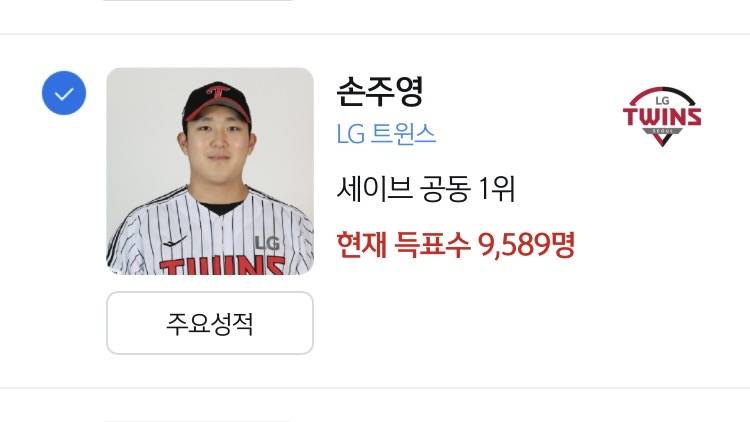 [잡담] 신한쏠 투표하면서 '월간mvp 주영이'도 투표하고 있지 뜡들🙏 | 인스티즈