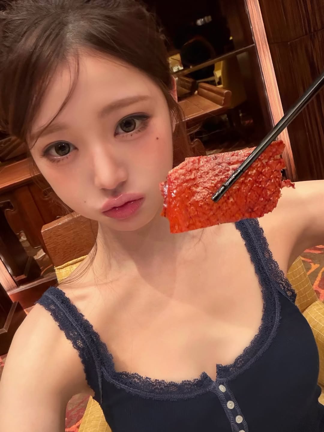 [정보/소식] 방금 올라온 맛있는거 먹고 신난 장원영 인스타 | 인스티즈