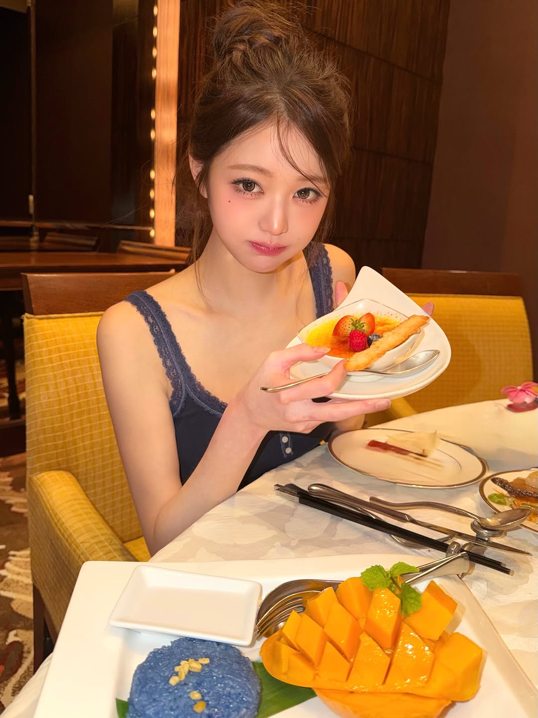 [정보/소식] 방금 올라온 맛있는거 먹고 신난 장원영 인스타 | 인스티즈