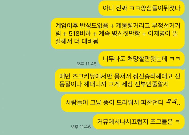 [잡담] 진짜 내란견들 정신승리 ㄹㅈㄷ구나 | 인스티즈