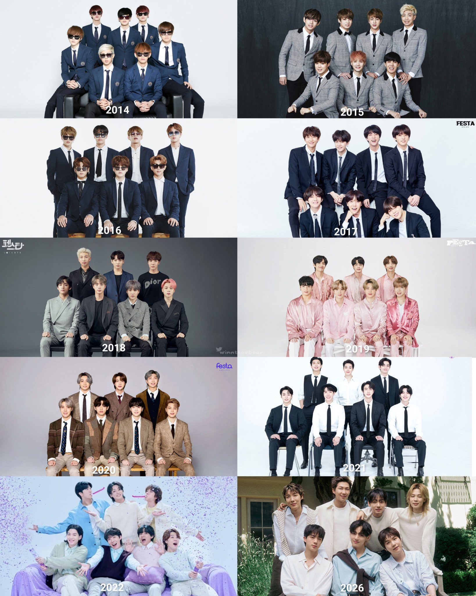 [잡담] 방탄 가족사진 이뿌다 | 인스티즈
