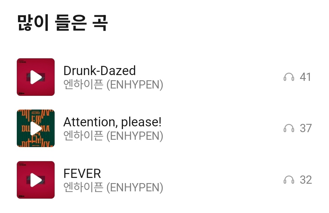 [잡담] 아이돌 노래만 듣는 케이팝 n년차의 최애 수록곡 40편 엔하이픈 (+230630 업데이트) | 인스티즈