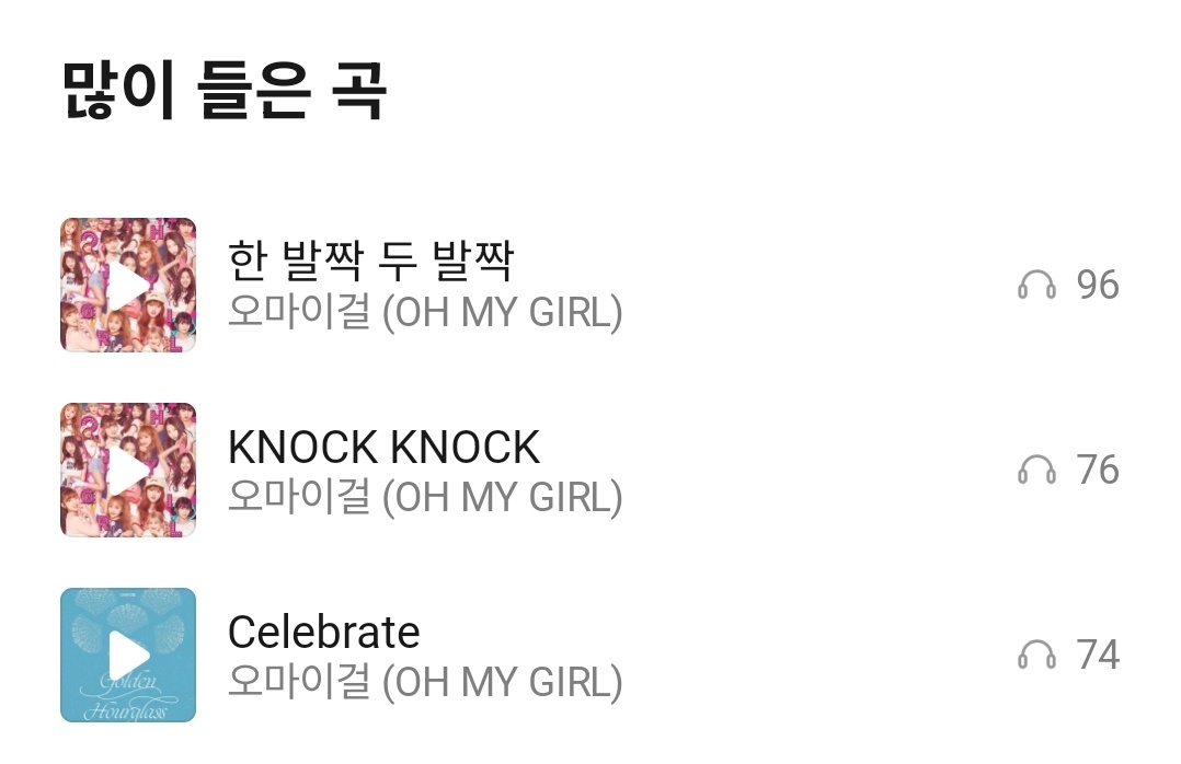 [잡담] 아이돌 노래만 듣는 케이팝 n년차의 최애 수록곡 41편 오마이걸 (+240831 업데이트) | 인스티즈