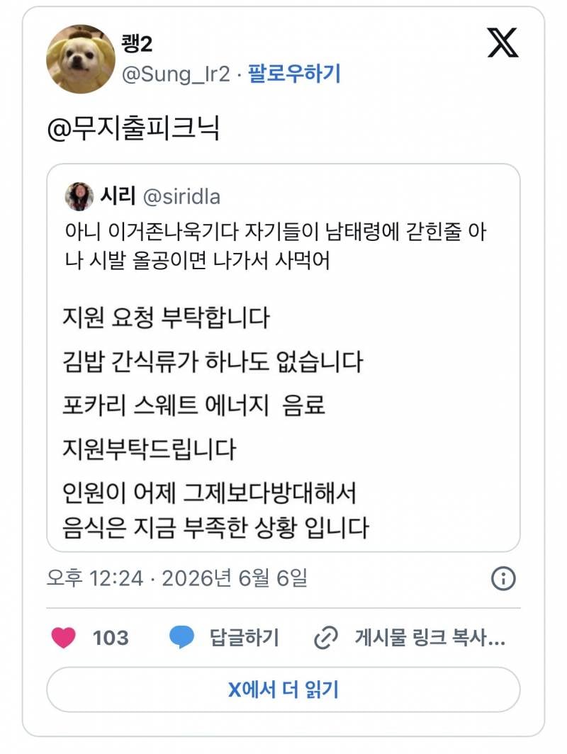 현재 유치원민원 수준이라는 잠실피크닉..JPG | 인스티즈
