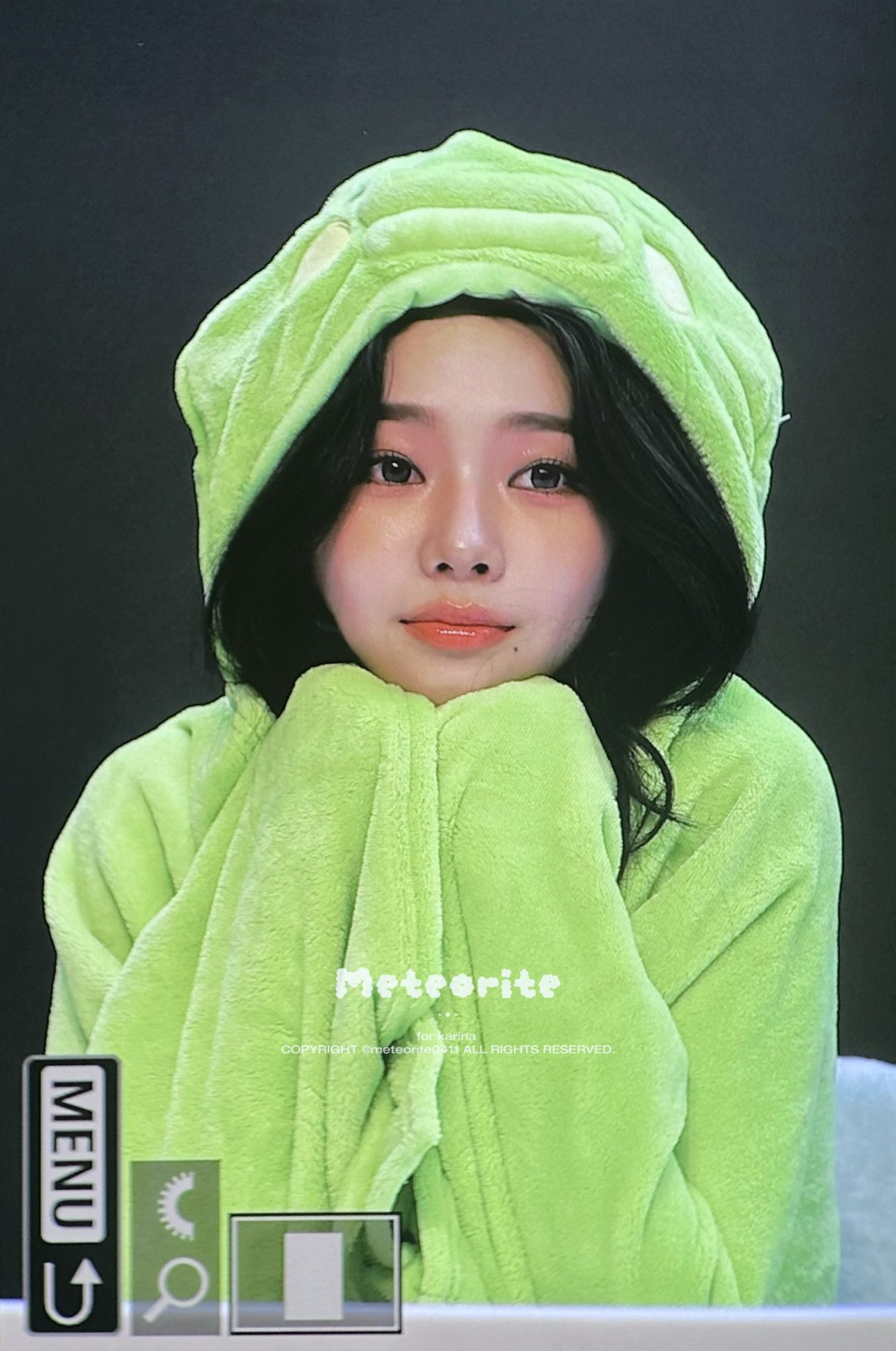 [잡담] 오늘자 에버라인 팬싸템 착용한 지민정 | 인스티즈
