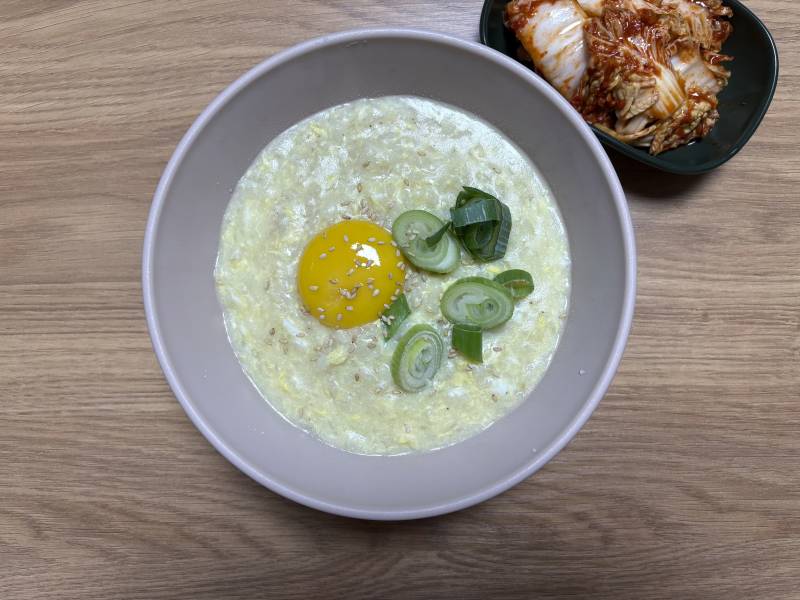 [잡담] 오늘의 점심 계란죽 | 인스티즈