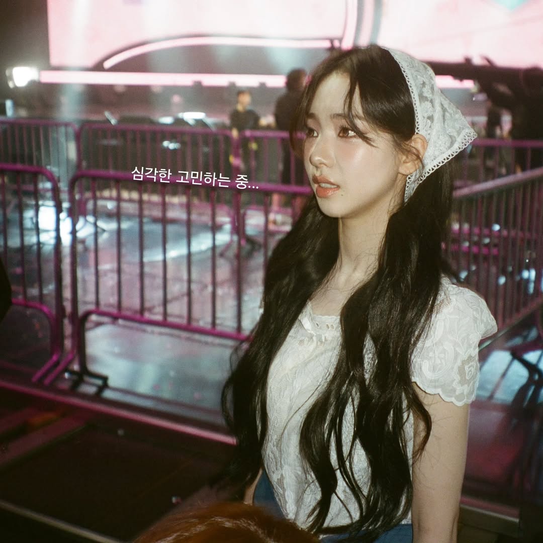 [잡담] 음악중심 PD님 인스타 올린 두건 카리나 사진 | 인스티즈