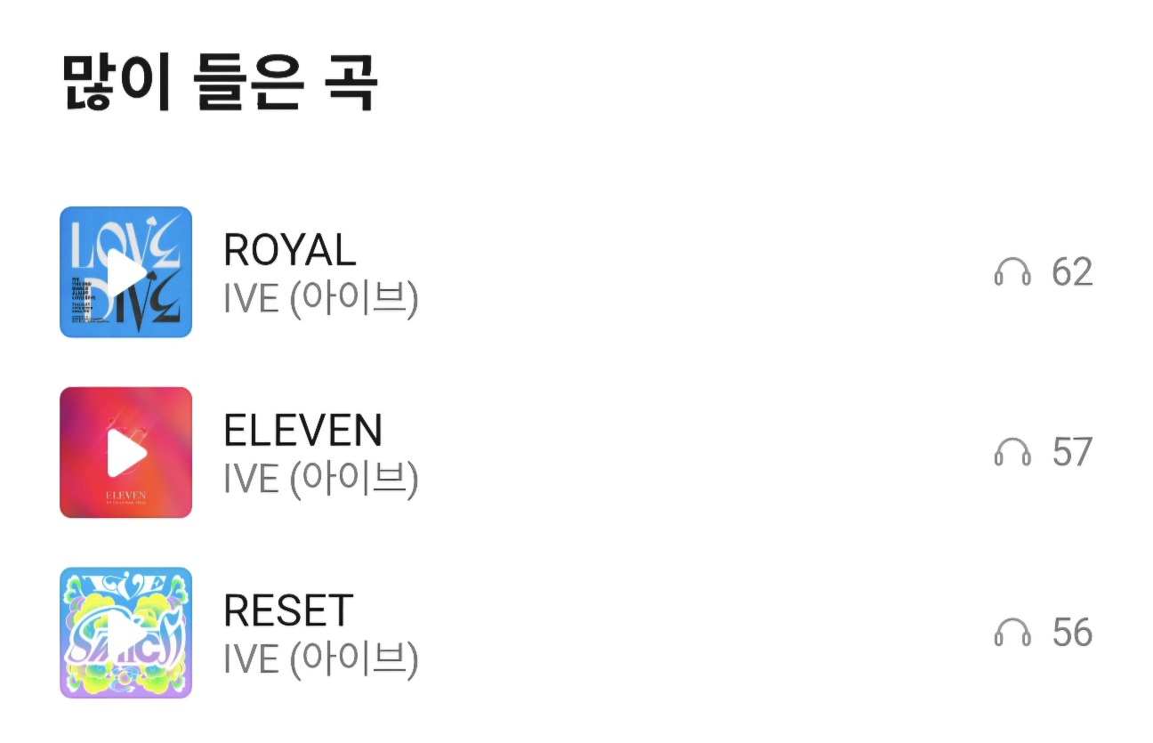 [잡담] 아이돌 노래만 듣는 케이팝 n년차의 최애 수록곡 86편 아이브 (+250209 업데이트) | 인스티즈