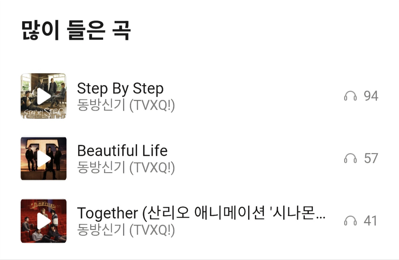 [잡담] 아이돌 노래만 듣는 케이팝 n년차의 최애 수록곡 109편 동방신기 | 인스티즈