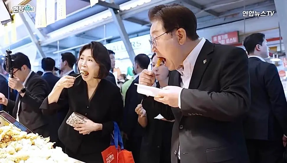 [마플] 이재명 김혜경 부부 떡볶이 먹방 | 인스티즈
