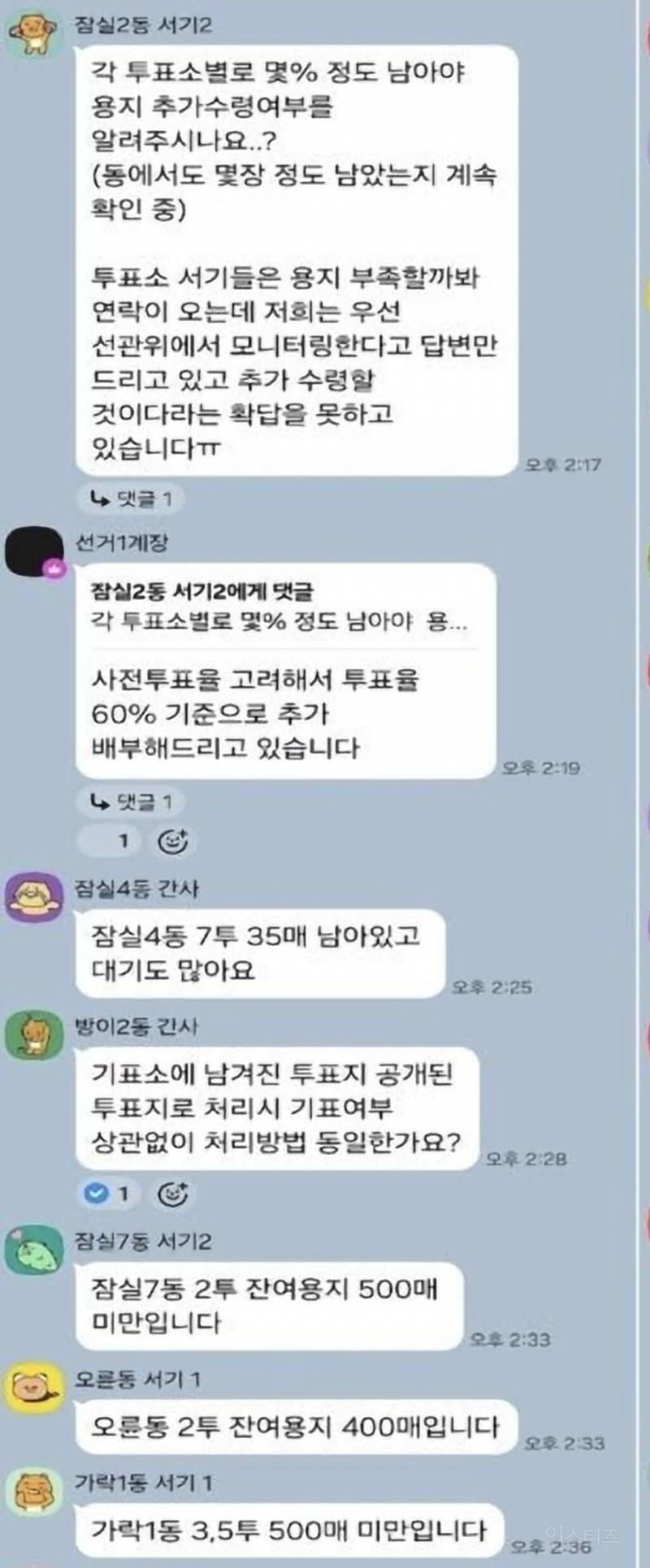 송파 공무원 단톡 폭로 터짐.kakaotalk | 인스티즈