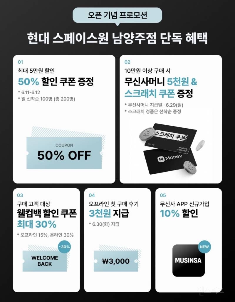 무신사 스탠다드 남양주점 신규 오픈 | 인스티즈
