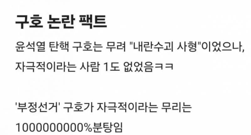 [잡담] ???:부정선거구호 너무 자극적이야ㅜ | 인스티즈
