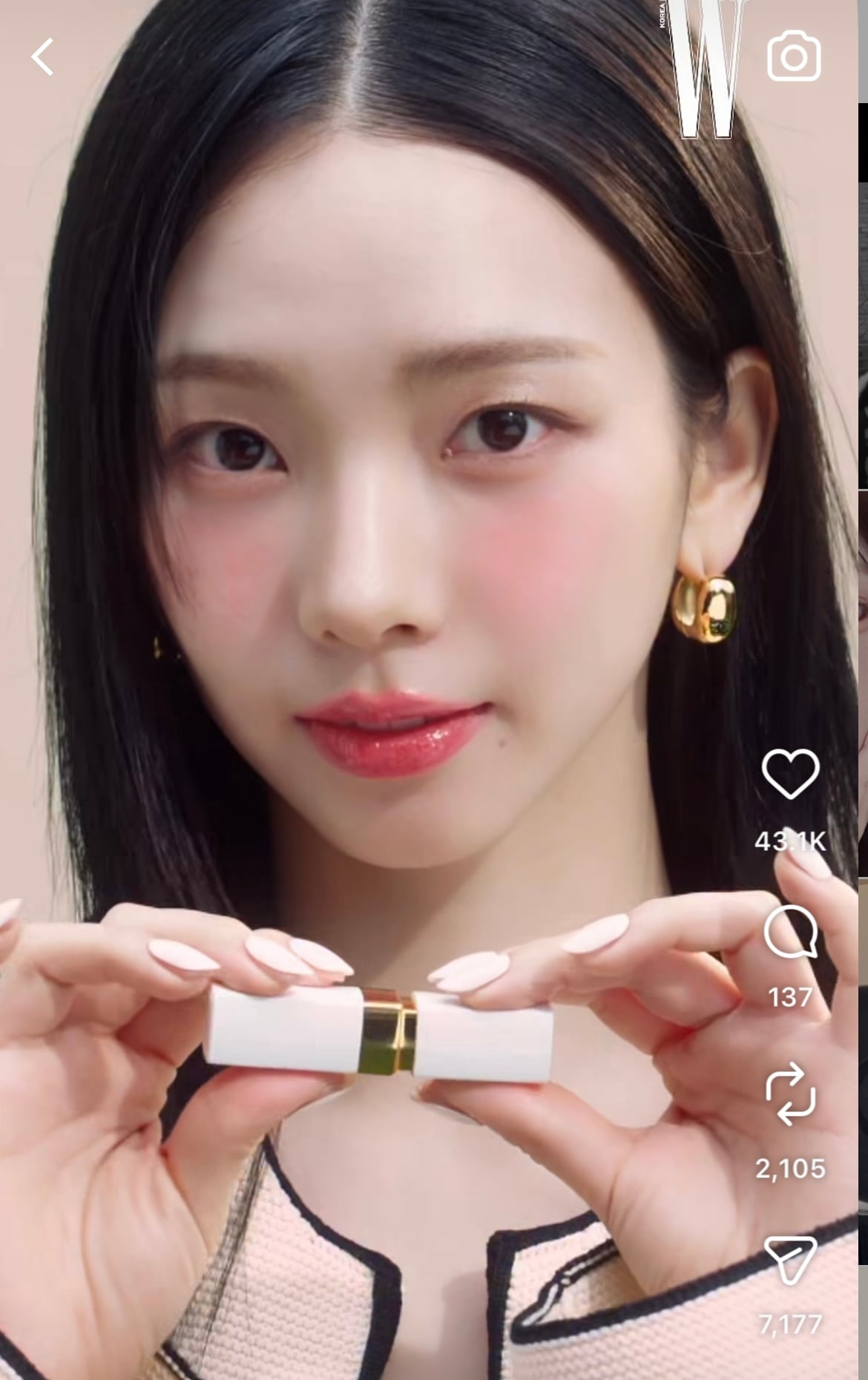 [잡담] 카리나 요거 컬러렌즈 안낀건가? | 인스티즈