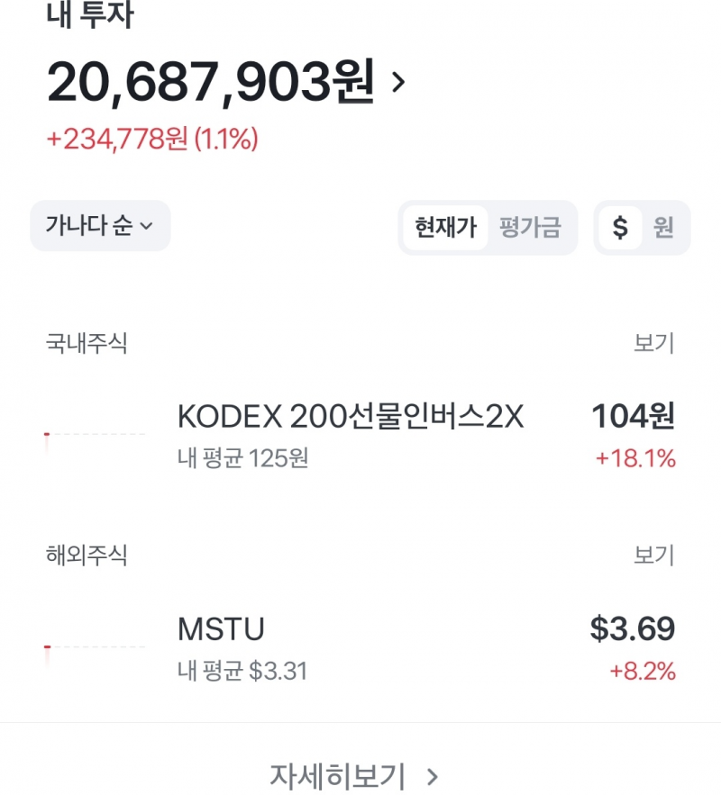 [잡담] 장 시작하자마자 인버스 탄다! 내려꽂자!!! | 인스티즈