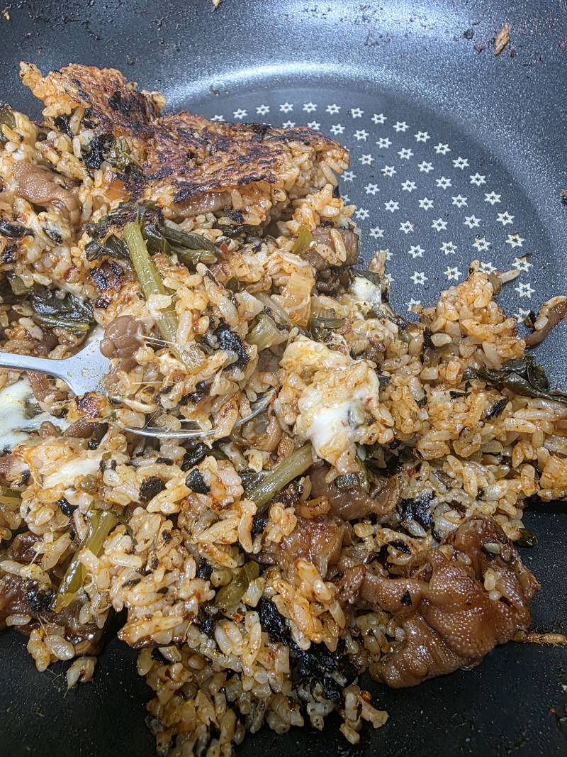 [잡담] 닭발 열무김치 치즈 볶음밥 | 인스티즈