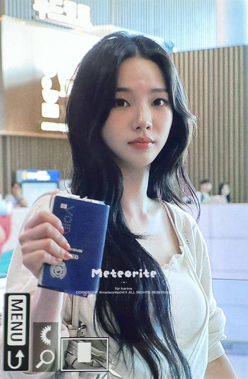 오늘자 멕시코 출국 에스파 카리나 윈터 | 인스티즈