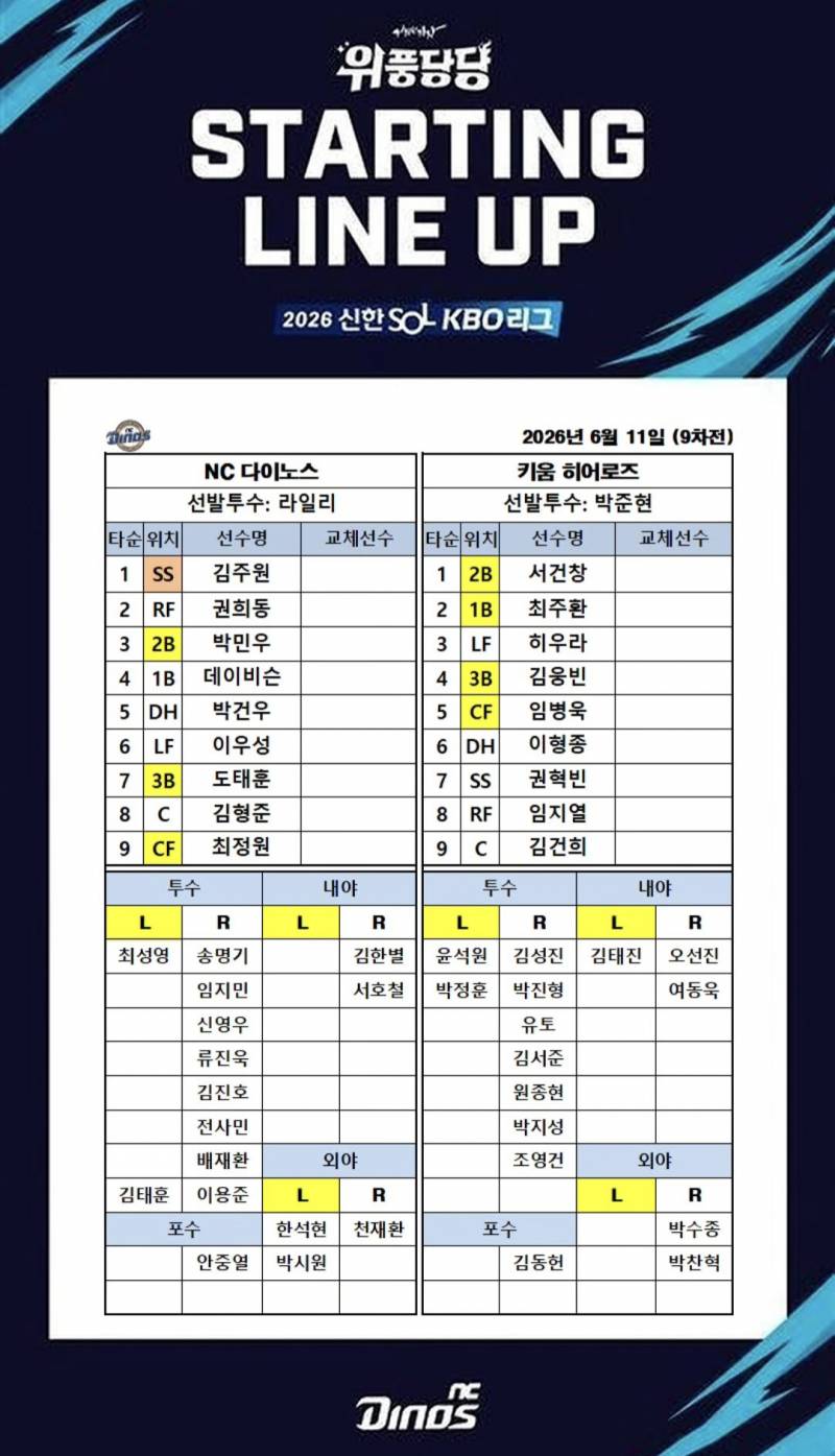 [알림/결과] 라인업 | 인스티즈