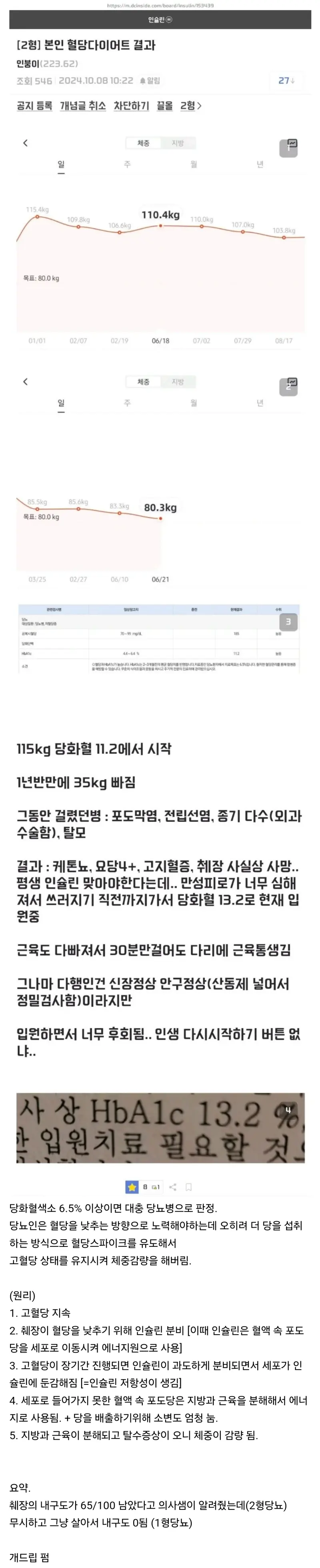 혈당스파이크 다이어트를 한 당뇨인 | 인스티즈