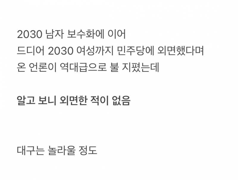🚨현재 전국민 보수라이팅이었다는 출구조사🚨 | 인스티즈