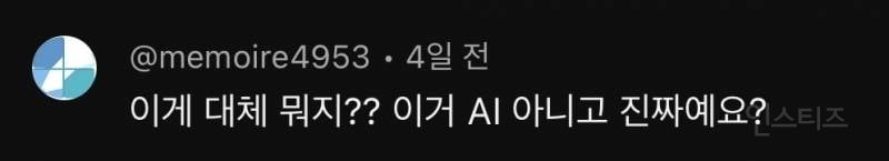 현재 AI냐 아니냐로 논란 있는 인플루언서 | 인스티즈