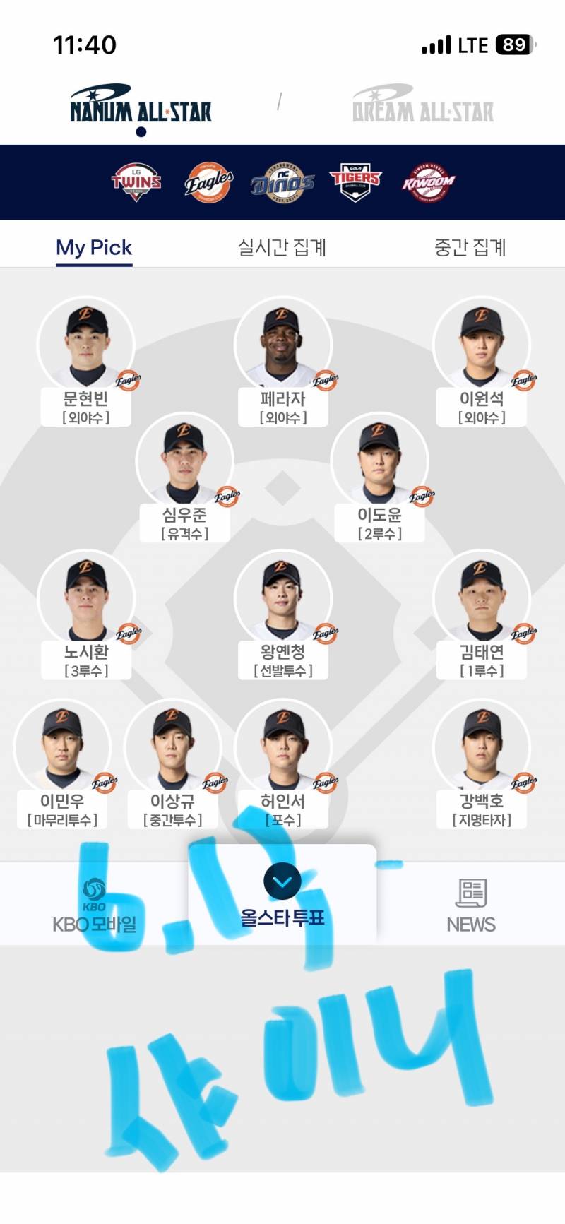 [잡담] 🧡🦅🩵🐰💎투표인증 왔어요 | 인스티즈