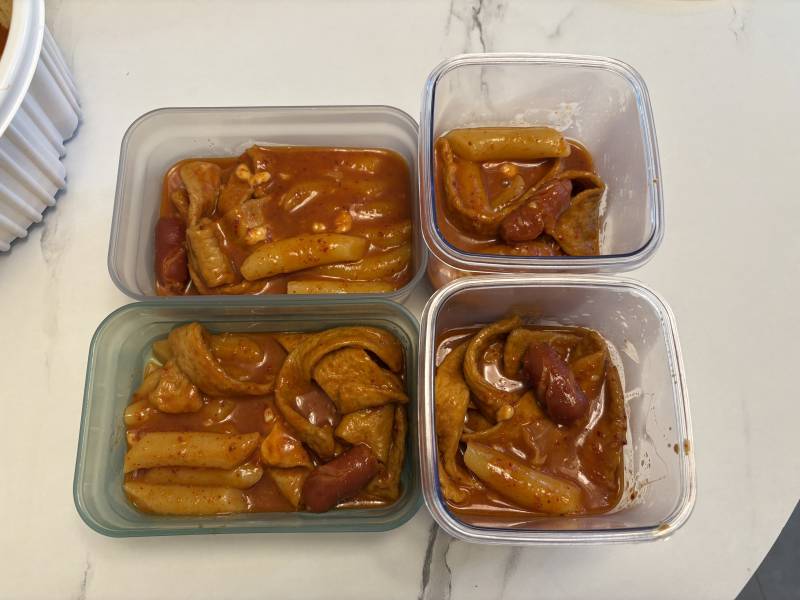 [잡담] 다이어트 중이라 엽떡 소분했는데 1인분 양 봐 | 인스티즈