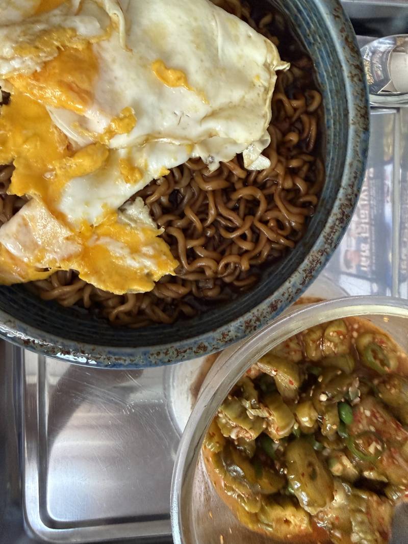 [잡담] 오늘의 아침은 짜파구리와 짱아찌다 | 인스티즈