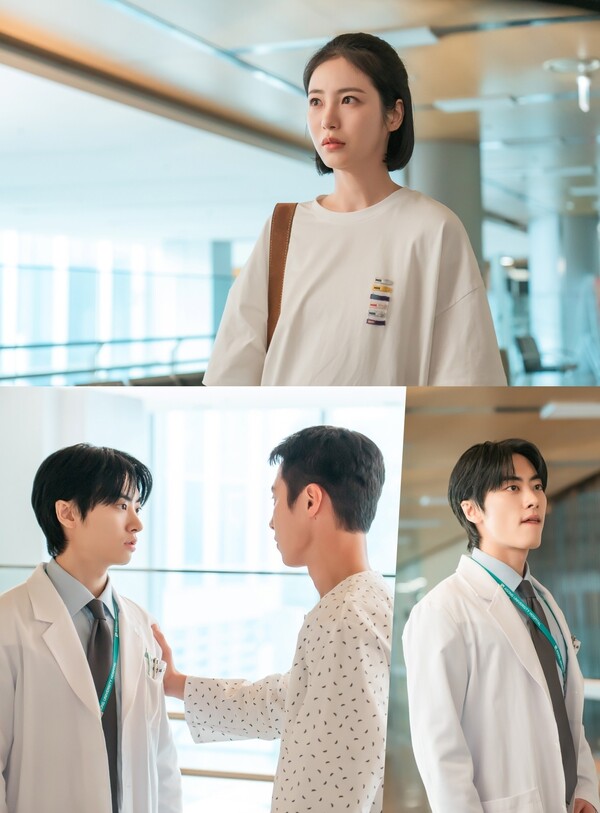 [정보/소식] 닥터섬보이) '닥터 섬보이' 이재욱-신예은, 소문 근원지 이원정과 삼자대면 | 인스티즈
