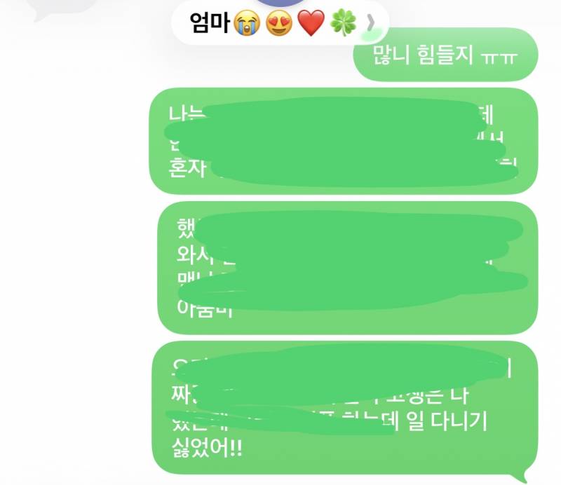 [잡담] 엄마한테 오늘 있었던 일들 얘기해줘야하는데 집에 없어서 | 인스티즈