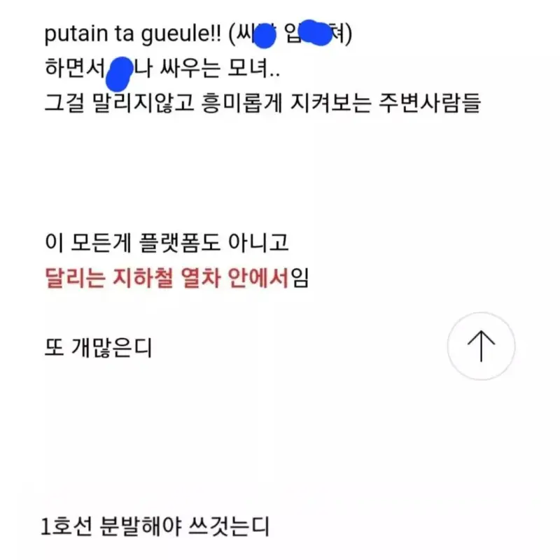한국 1호선은 선녀처럼 느껴지는 프랑스 지하철 | 인스티즈