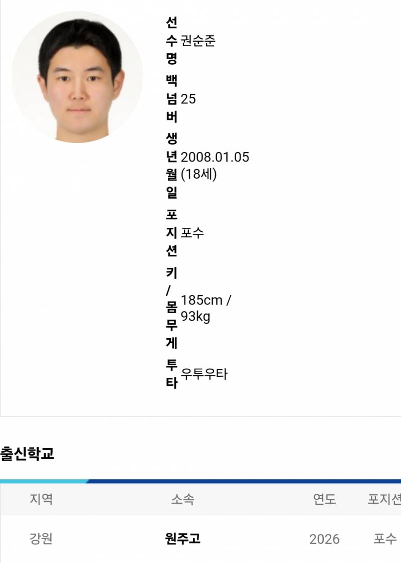 [잡담] 올해 드랲 예정인 학생중에 순준이라는 친구도 있더라 | 인스티즈