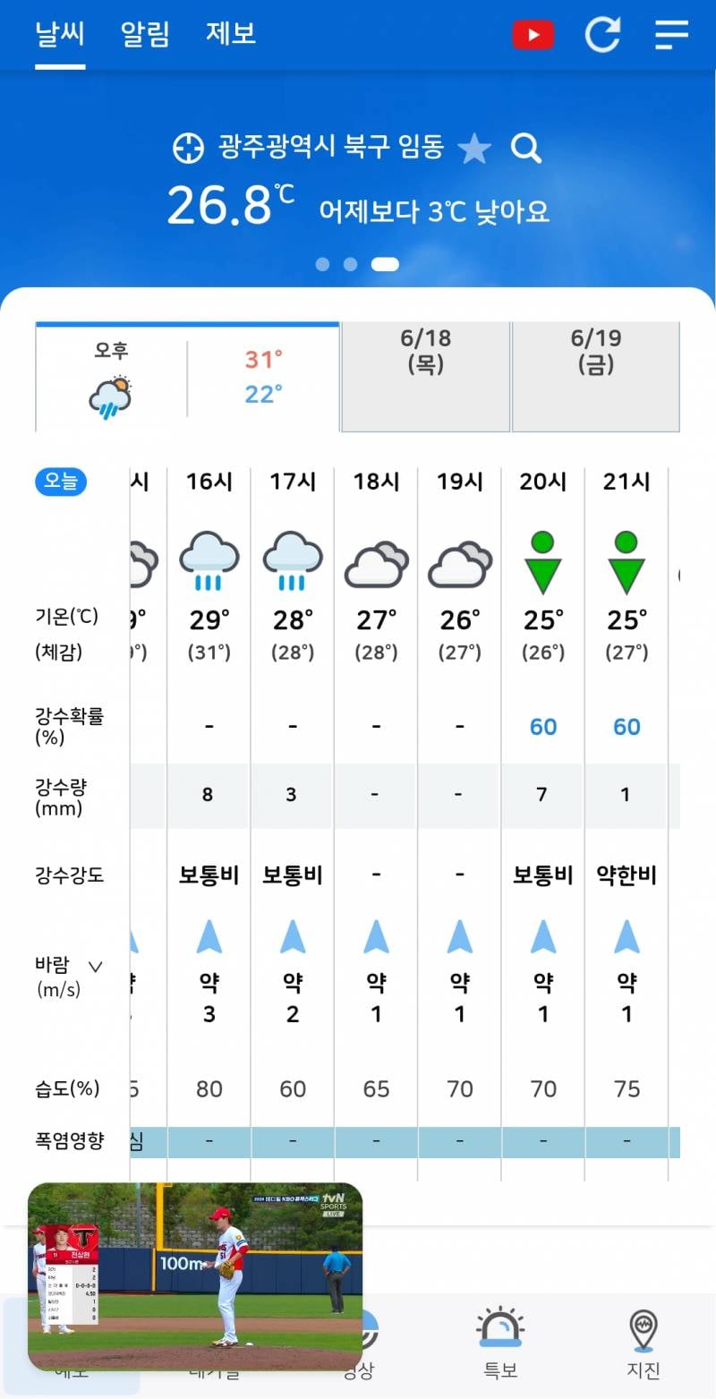 [잡담] 4시 예보 뭐야 갑자기 | 인스티즈