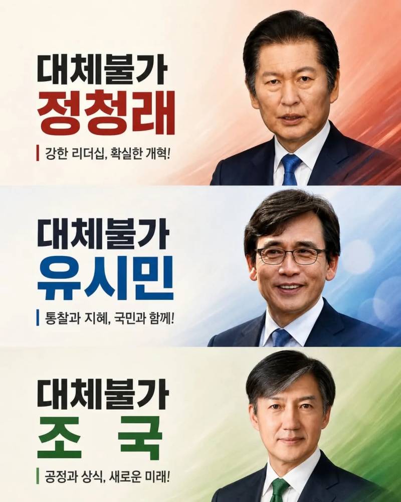 [잡담] 국민이 뽑은 차기 대선 주자 3인방!!!! | 인스티즈