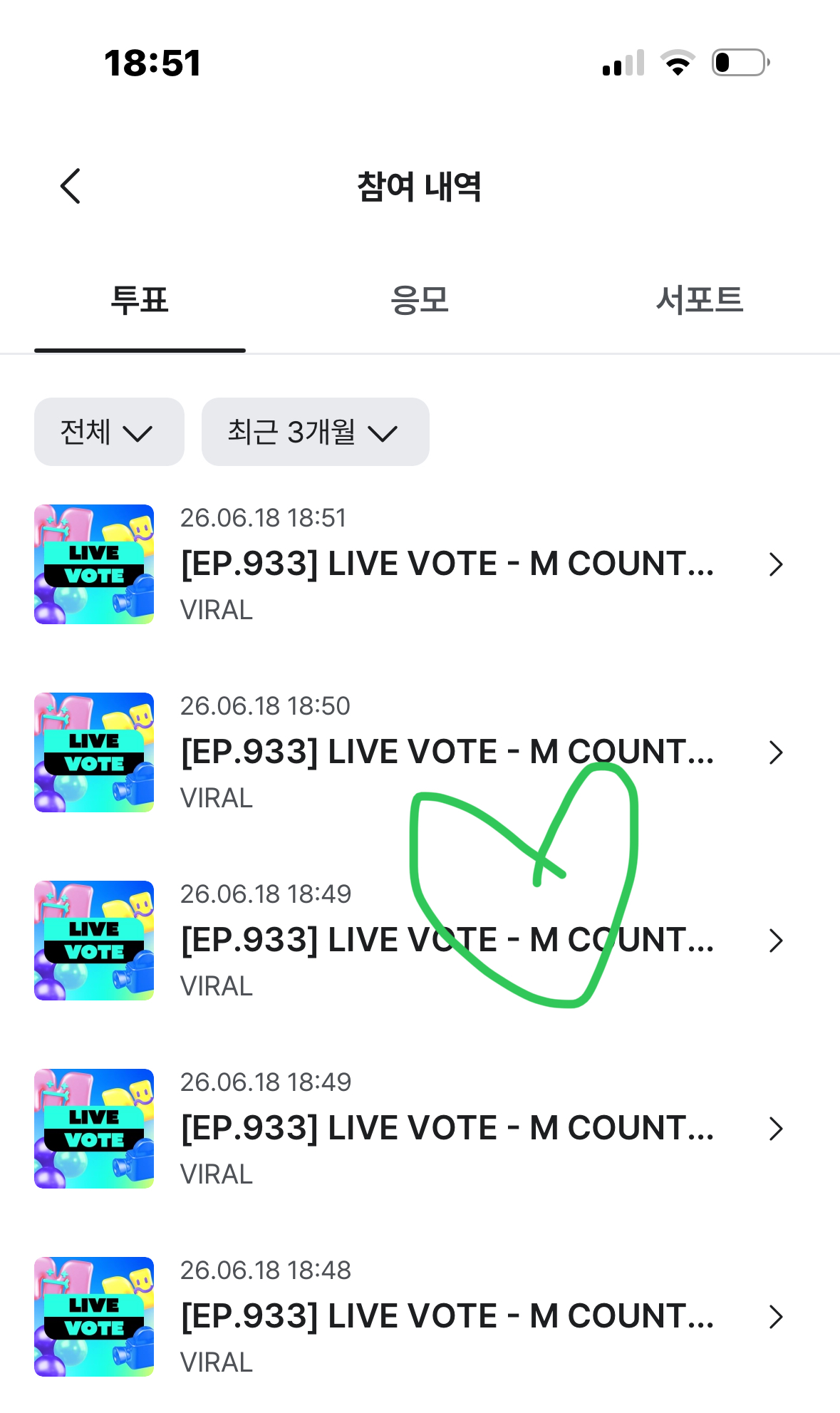 [잡담] 위즈니 보넥도 투표완💚 | 인스티즈