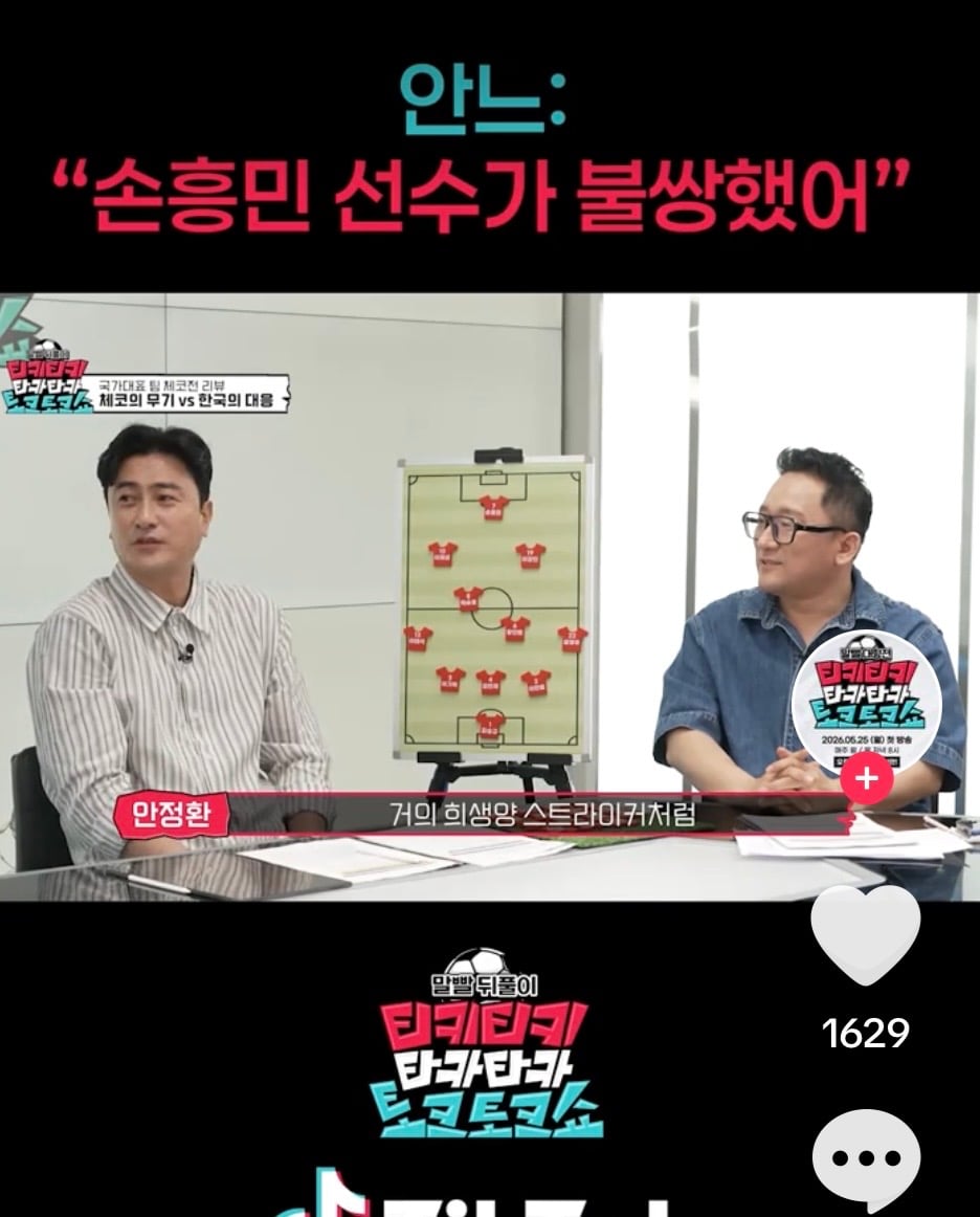 [잡담] 아앀ㅋㅋ안정환한테 손흥민 역할시켰으면 손들고 나갔을거래ㅋㅌㅋㅋㅋㅋㅋ | 인스티즈
