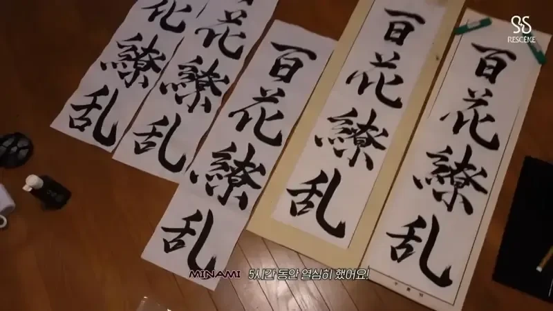 [잡담] 미나미 서예 개잘하네.... | 인스티즈