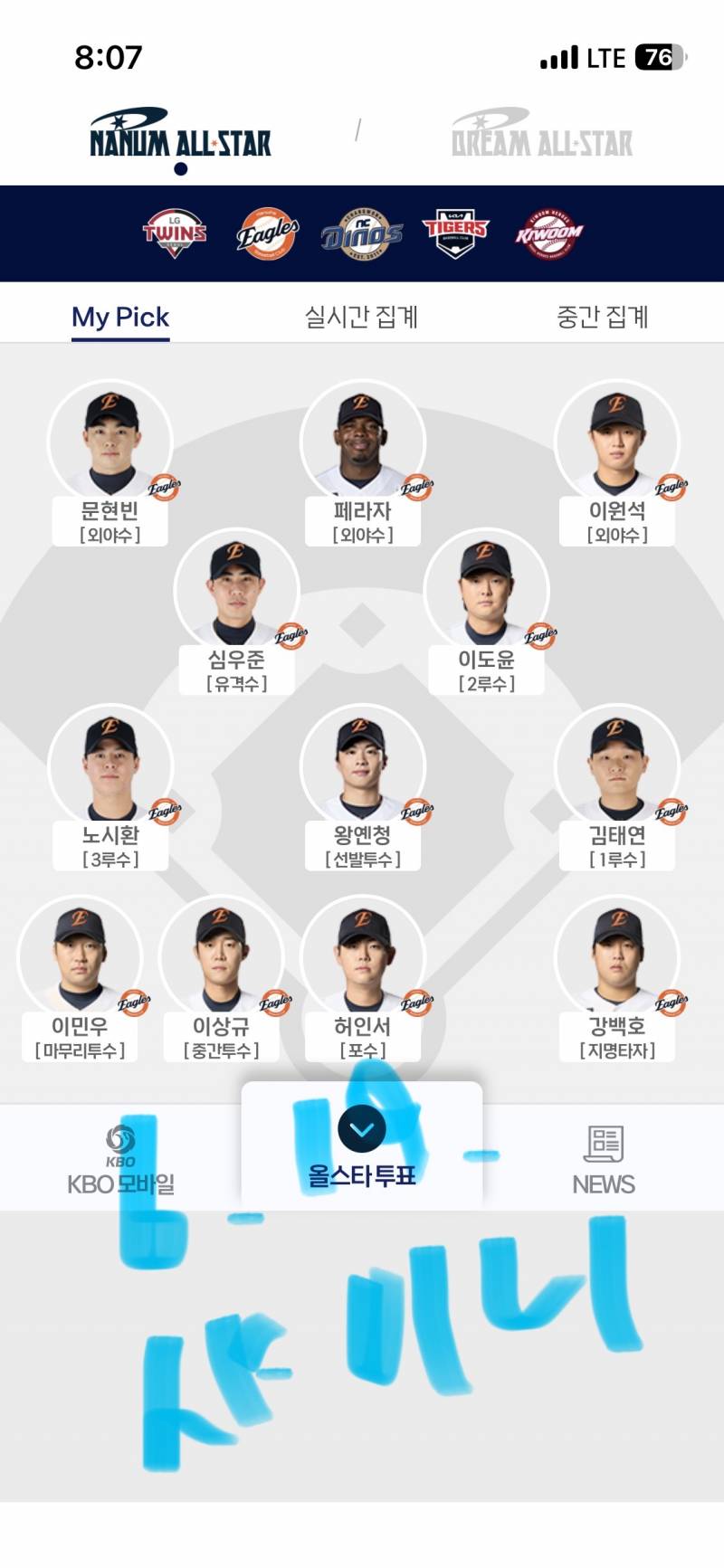 [잡담] 🧡🦅🩵🐰💎오늘도 투표하고 왔습니다 | 인스티즈