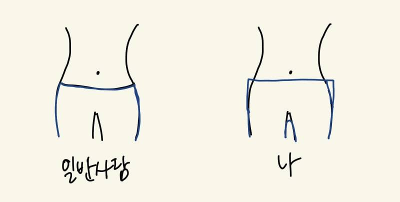 [잡담] 나 체형이 밑위 짧고 허리가 긴가? | 인스티즈