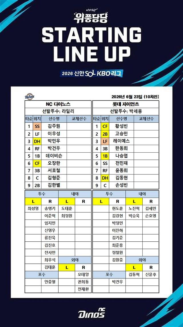 [알림/결과] 6/23 라인업 | 인스티즈