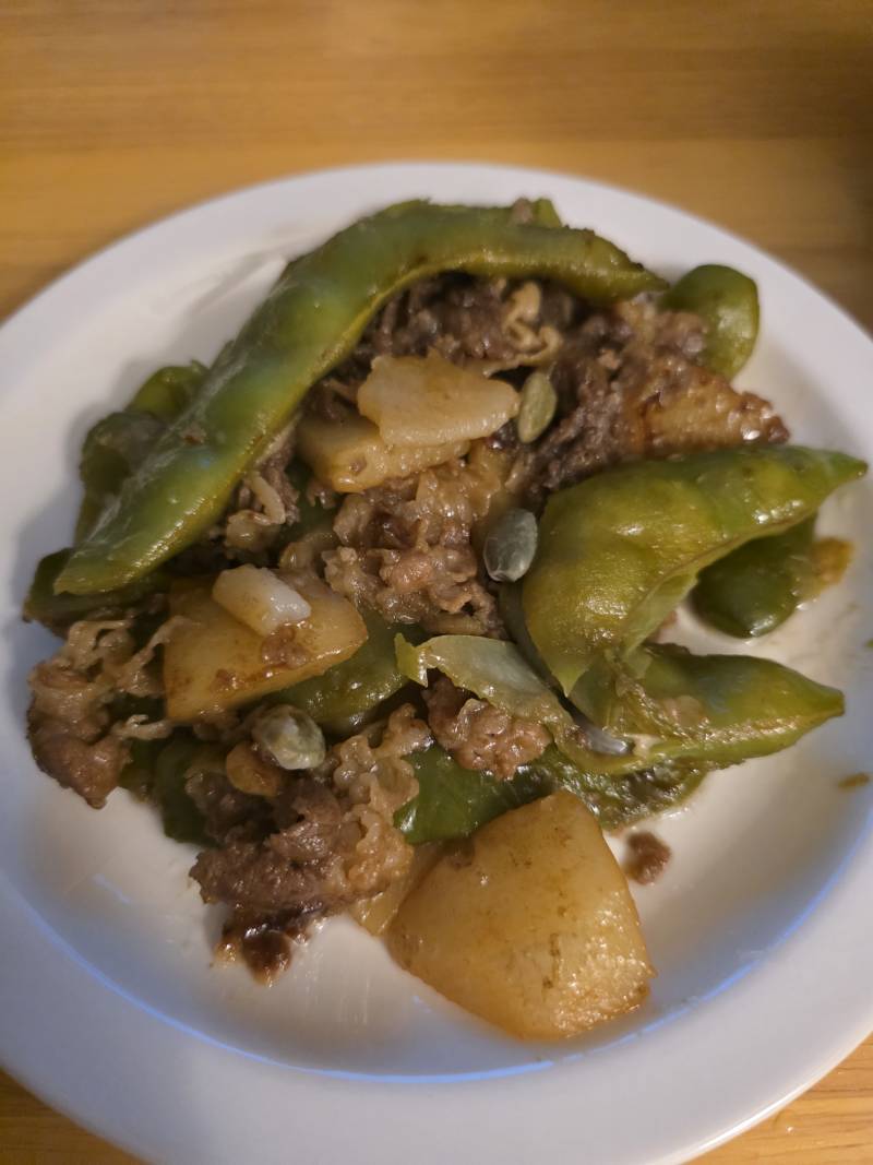 [잡담] 강낭콩 감자 볶음 만들어먹어!!!!! | 인스티즈