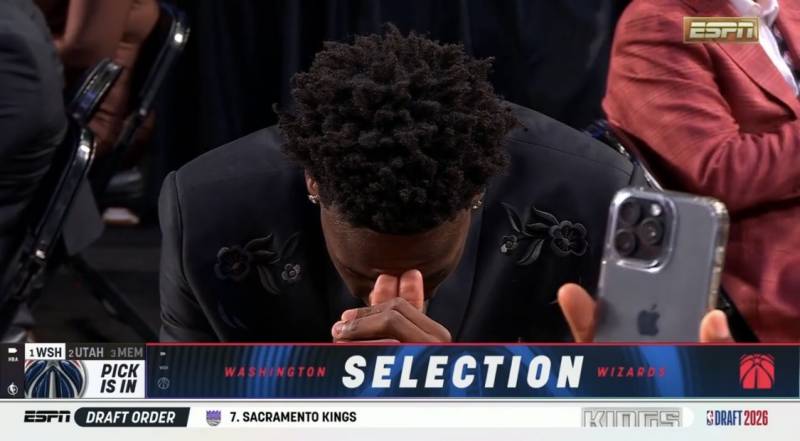 [잡담] 2026 nba 드래프트 전체1위 지명순간 표정 | 인스티즈