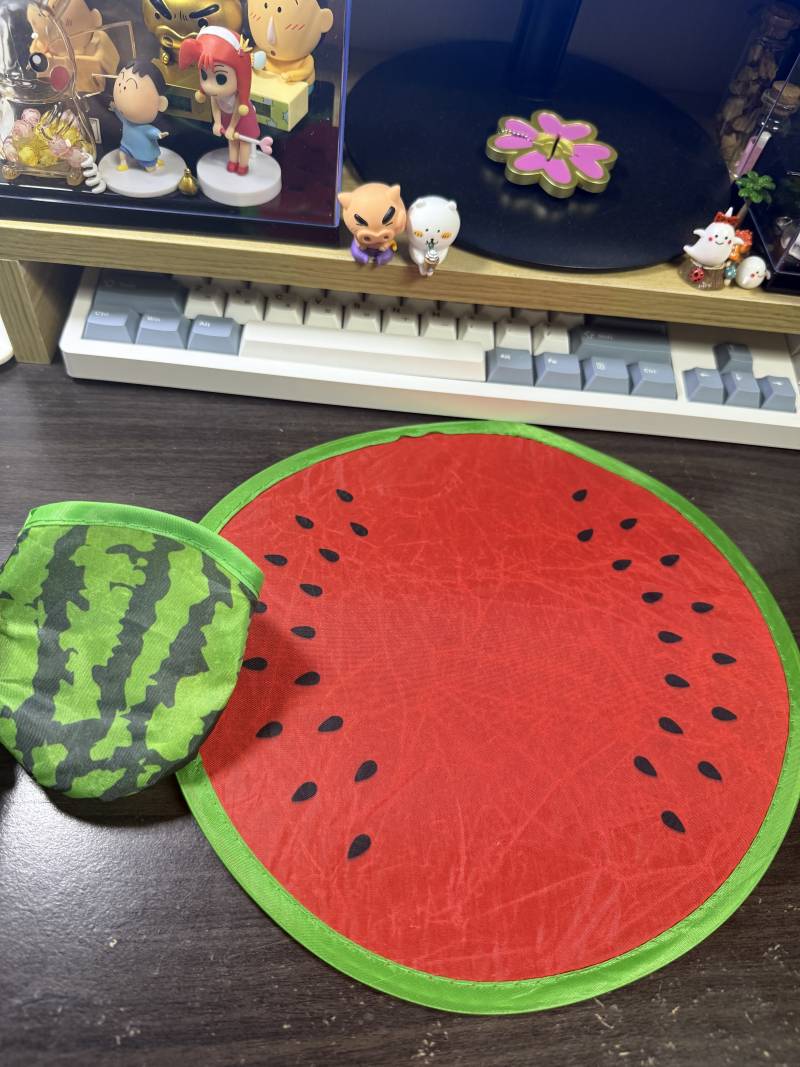 [잡담] 엄마가 카페가서 수박 부채 받아왔어 ㅋㅋㅋ | 인스티즈