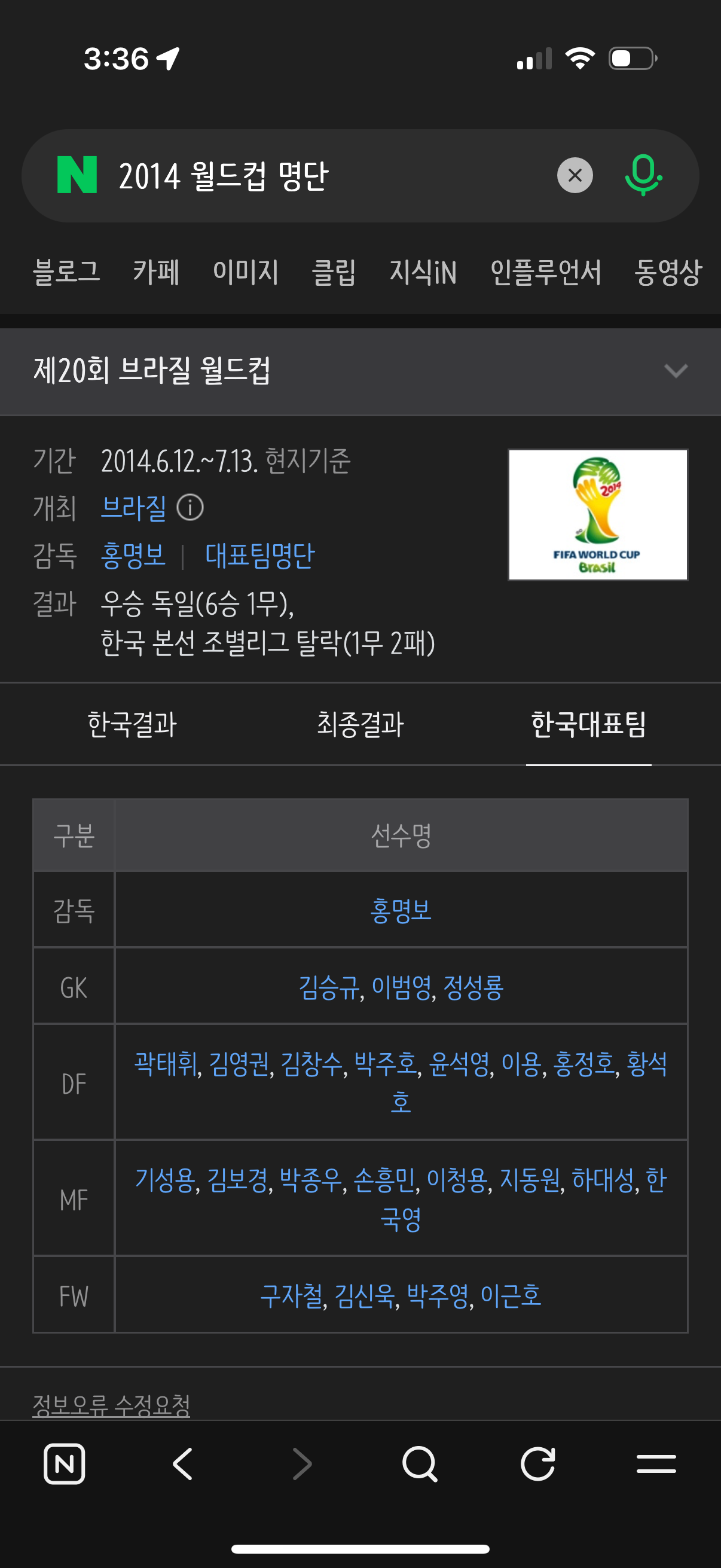 [잡담] 도대체 2014 월드컵이 어땟길래하고 검색해봄 | 인스티즈