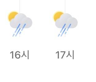 [잡담] 날씨 이 표시는 소나기야? | 인스티즈