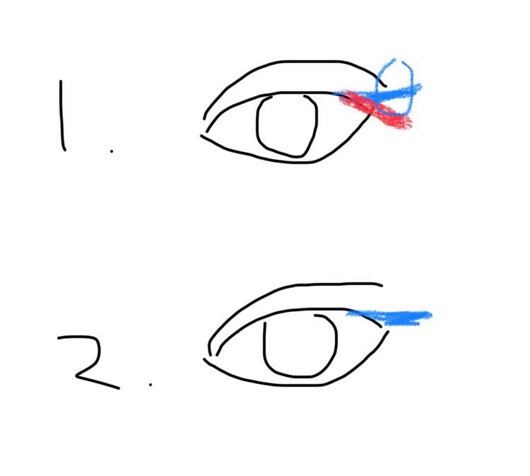 [잡담] 쌍꺼풀이 막힌? 눈은 아이라인 어떻게 그려야돼? | 인스티즈